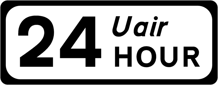 Irish Traffic Sign: 24-Hour Operation A common road sign in Ireland for 24-hour operation. Driving Theory Test revision.