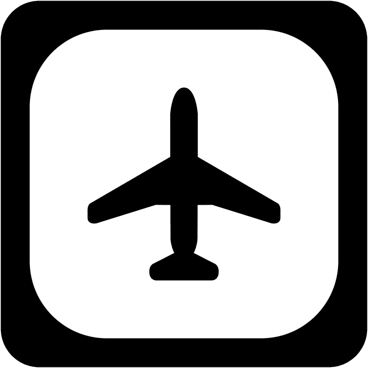 Irish Traffic Sign: Airport Repeater Sign A common road sign in Ireland for airport repeater sign. Driving Theory Test revision.