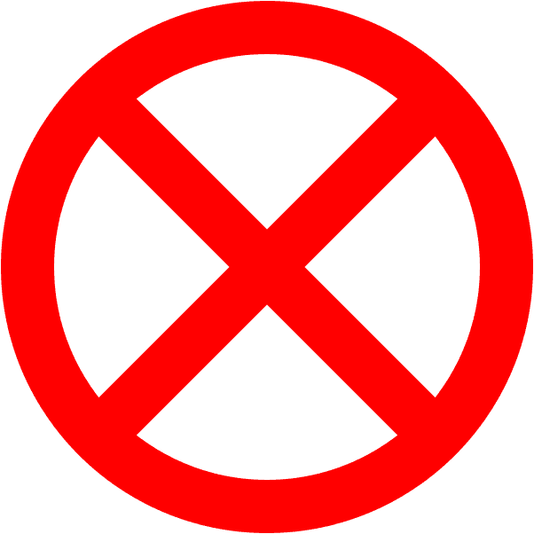 A regulatory road sign in Ireland enforcing clearway. Essential for the Driving Theory Test.