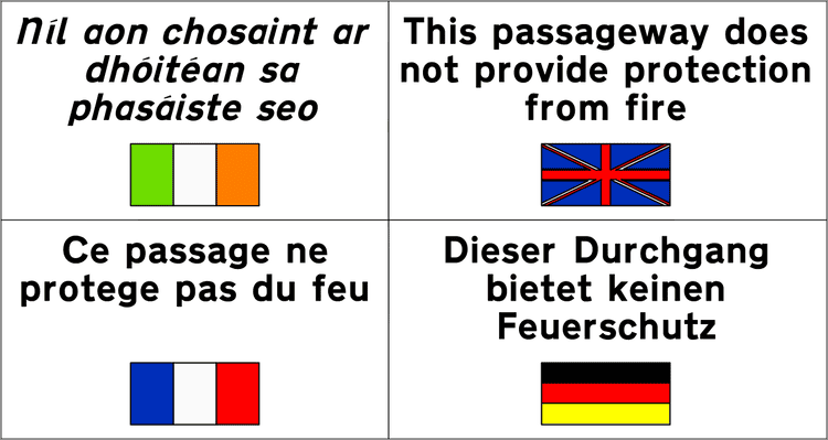 Irish Traffic Sign: Emergency Station A common road sign in Ireland for emergency station. Driving Theory Test revision.