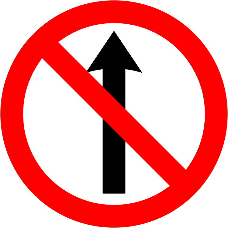 No Straight Ahead